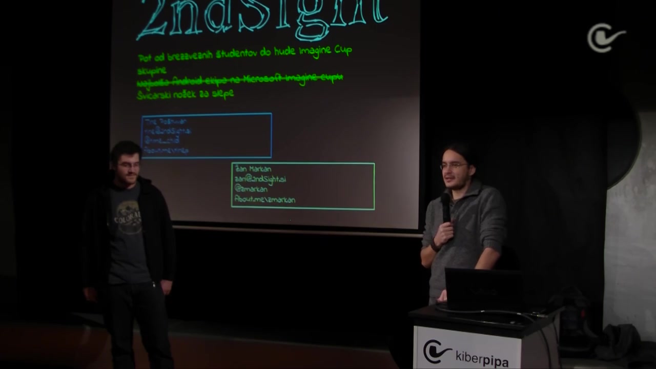 Pot od brezveznih študentov do hude Imagine Cup skupine 2ndSight 